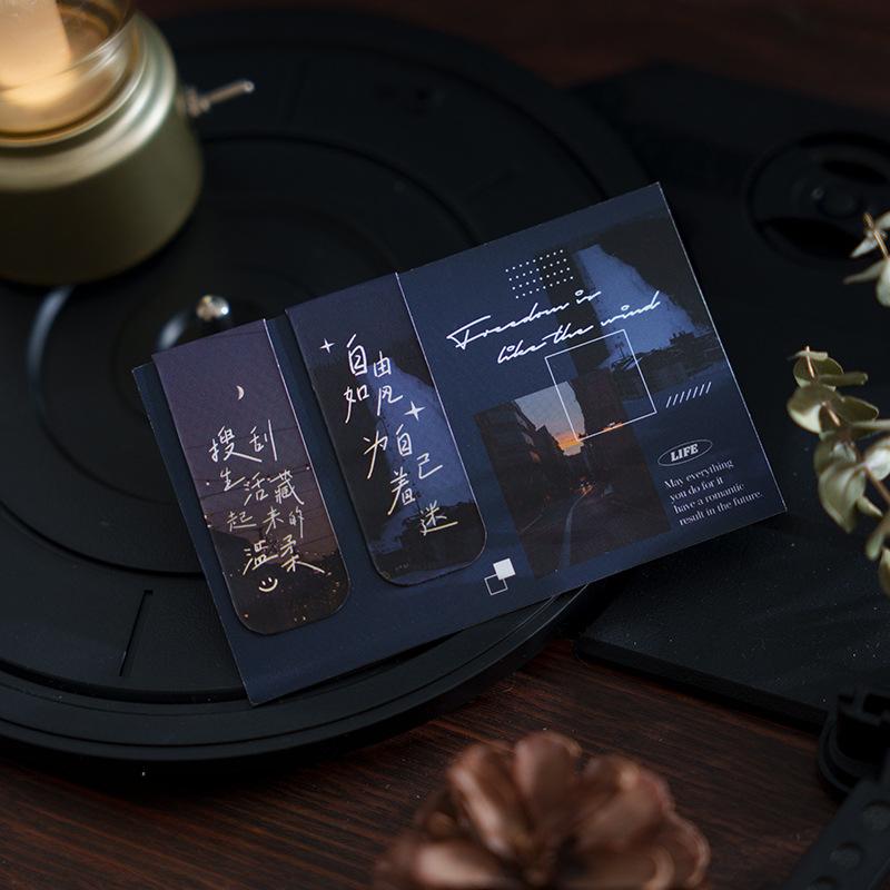 4 teile/satz Chinesische Retro Lesezeichen Bambus Lotus Kran Landschaft Lesezeichen für Lehrer Geschenk Vintage Asethetic Magnetische Lesezeichen 2pcs von Joom DACH