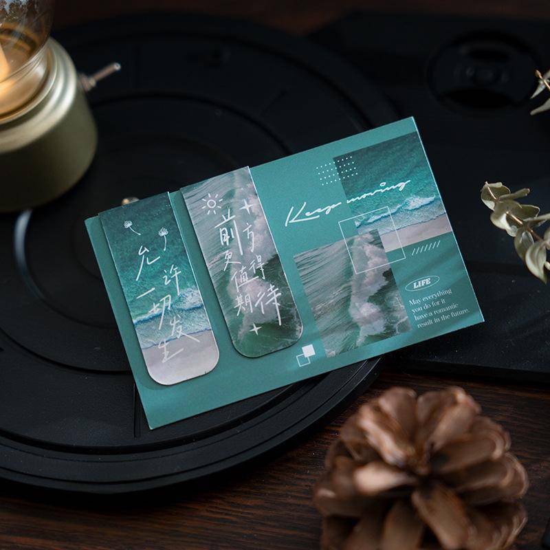 4 teile/satz Chinesische Retro Lesezeichen Bambus Lotus Kran Landschaft Lesezeichen für Lehrer Geschenk Vintage Asethetic Magnetische Lesezeichen 2pcs von Joom DACH