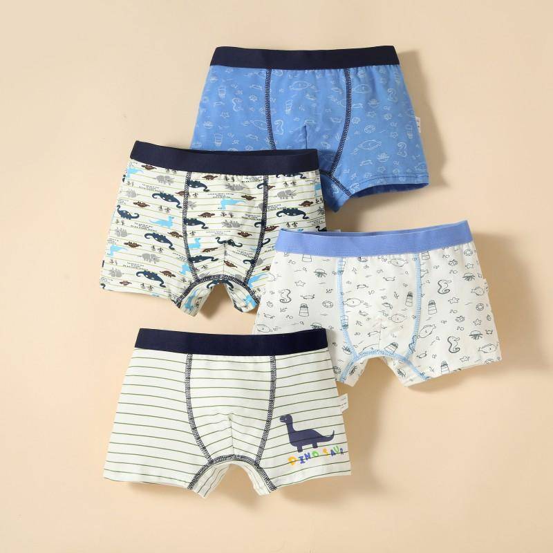 4-teiliger Baumwoll-Boxer für Jungen, Cartoon-Kids, Jungen-Boxer, Kinder-Unterhose, Höschen, 2–12 Jahre XXL 30-36kg 4-teiliger Baumwoll-Boxer für Jungen, Cartoon-Kids, Jungen-Boxer, Kinder-Unterhose, Höschen, 2–12 Jahre XXL 30-36kg von Joom DACH