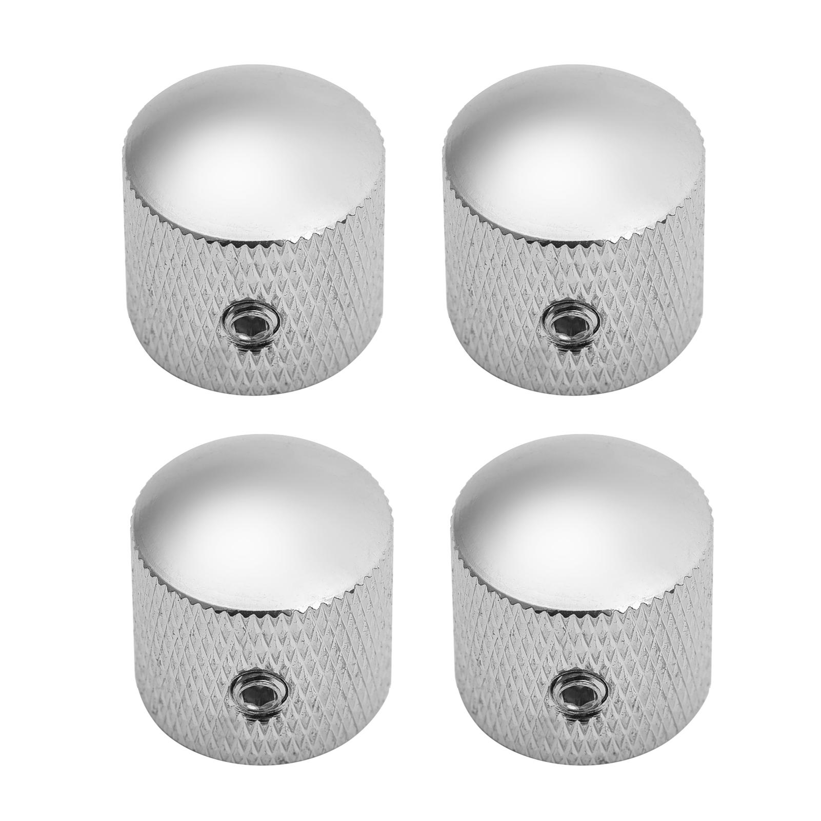 4-teiliges Metall-Lautstärkeregler-Knopf-Kuppelknopf-Set mit Innensechskant silber 4-teiliges Metall-Lautstärkeregler-Knopf-Kuppelknopf-Set mit Innensechskant silber von Joom DACH
