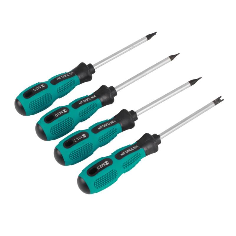 4-teiliges U-Gabel-Typ-Magnetschraubendreher-CRV-Multifunktions-Handwerkzeug-Schraubendreher-Set von Joom DACH