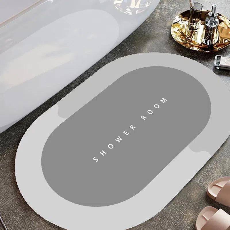 40*60 cm Napa Skin Super Absorbent Badematte Schnell Trocknend Badezimmer Teppich Rutschfester Boden Ölbeständige Küche Heimmatte von Joom DACH