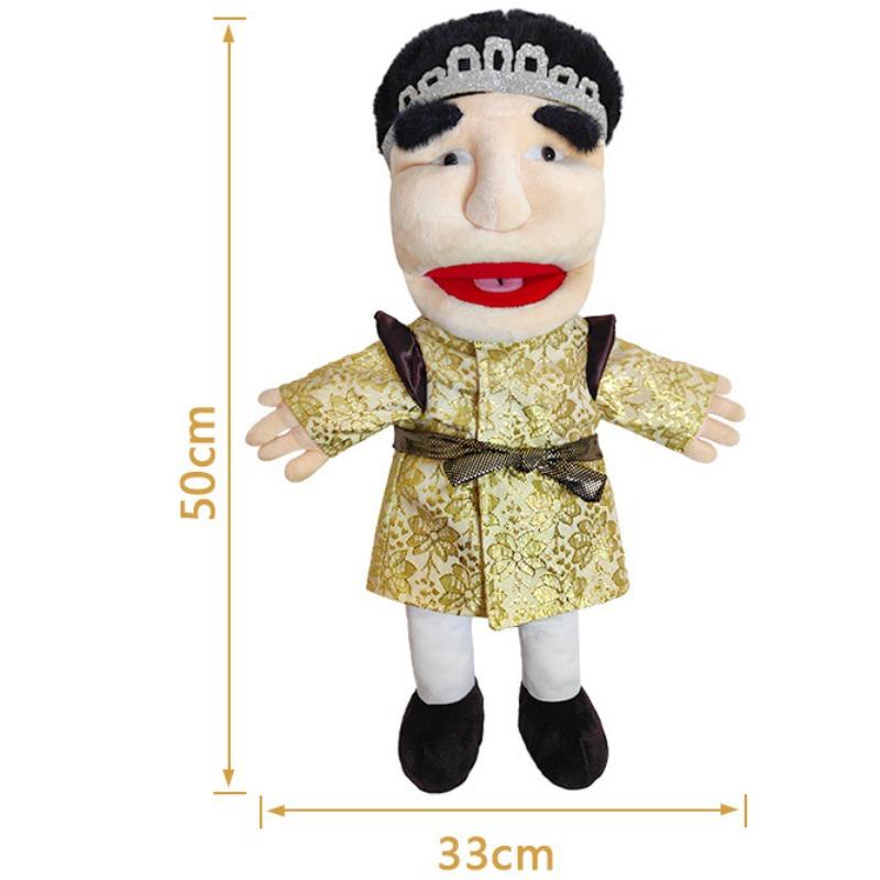 40–60 cm große Handpuppe „Jeffy Boy“, Plüschspielzeug, abnehmbar, weiche Puppe für Kinder, Talkshow, Party-Requisiten, Puppe, Stoffpuppe für Kinder, Geschenk von Joom DACH