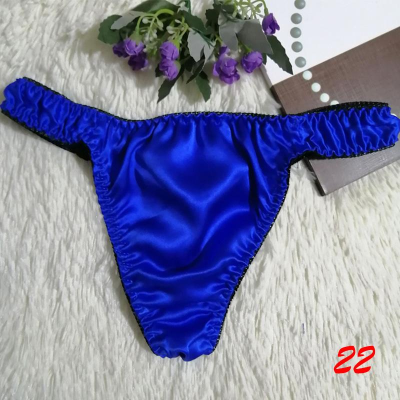 40 Farben Höschen Damen/Herren Unterwäsche Seide Rüschen Slips Dessous Knickers Kawaii Satin 2XL von Joom DACH