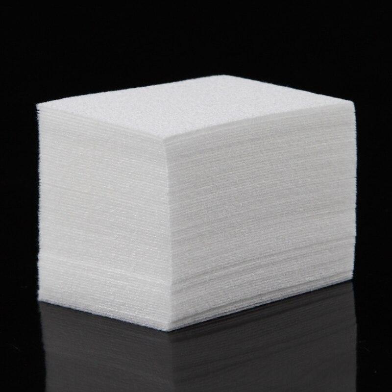 400 Stück Baumwolle, fusselfreie Nageltücher, Nagel-Gel-Nagellack-Entferner, Pad, Nagelkunst-Reiniger, Papier, Maniküre-Werkzeug von Joom DACH