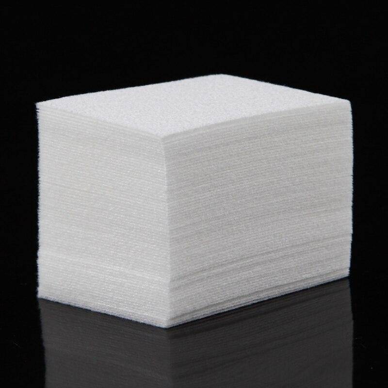 400 Stück Baumwolle, fusselfreie Nageltücher, Nagel-Gel-Nagellack-Entferner, Pad, Nagelkunst-Reiniger, Papier, Maniküre-Werkzeug von Joom DACH