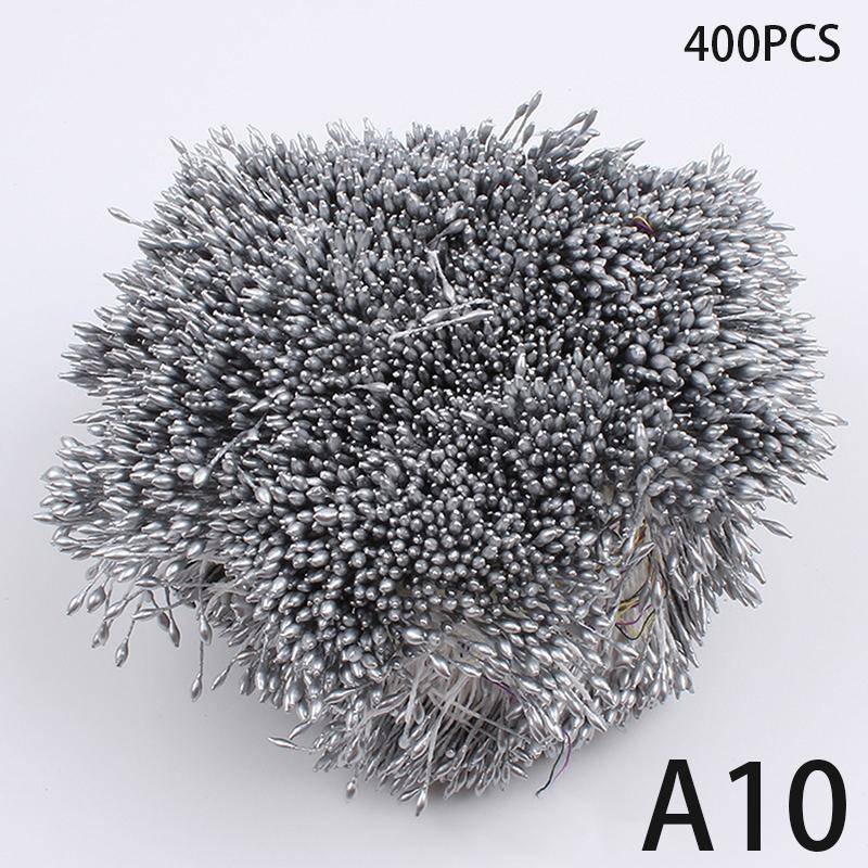 400Pcs Mini Blume Staubblatt Künstliche Perle Stempel Doppel Köpfe Diy Blumen Handwerk Für Hochzeit Decor Hand Scrapbooking A10 von Joom DACH