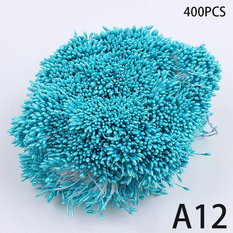 400Pcs Mini Blume Staubblatt Künstliche Perle Stempel Doppel Köpfe Diy Blumen Handwerk Für Hochzeit Decor Hand Scrapbooking A12 von Joom DACH