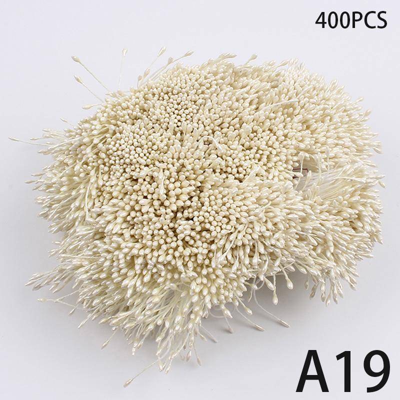 400Pcs Mini Blume Staubblatt Künstliche Perle Stempel Doppel Köpfe Diy Blumen Handwerk Für Hochzeit Decor Hand Scrapbooking A19 von Joom DACH