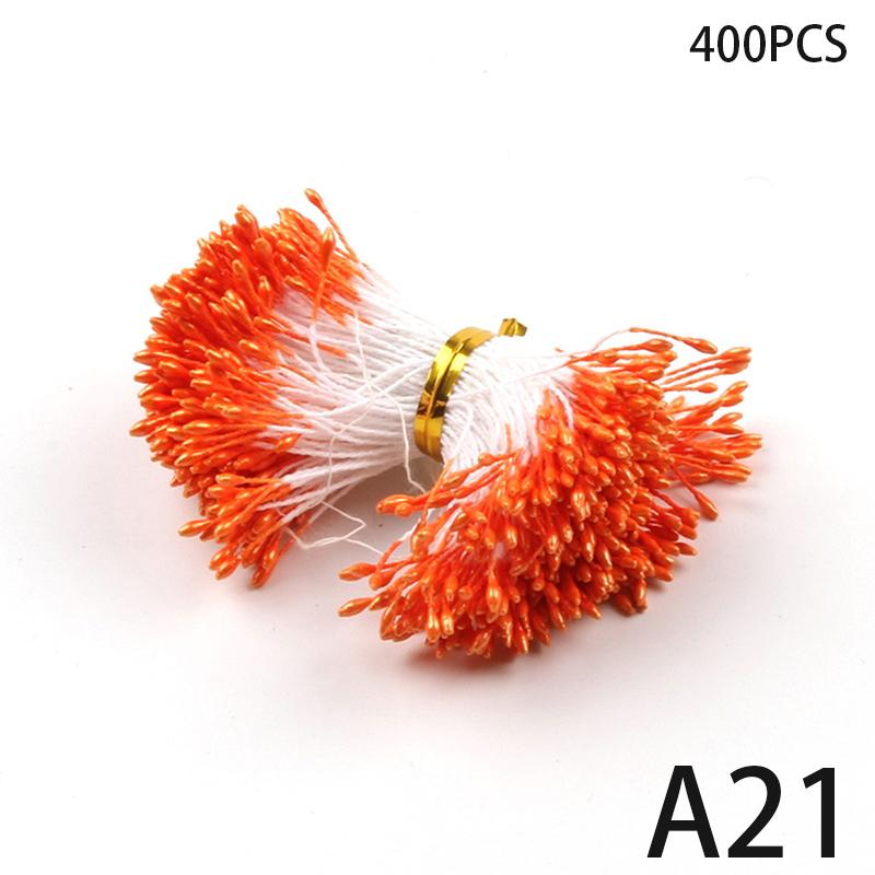 400Pcs Mini Blume Staubblatt Künstliche Perle Stempel Doppel Köpfe Diy Blumen Handwerk Für Hochzeit Decor Hand Scrapbooking A21 von Joom DACH