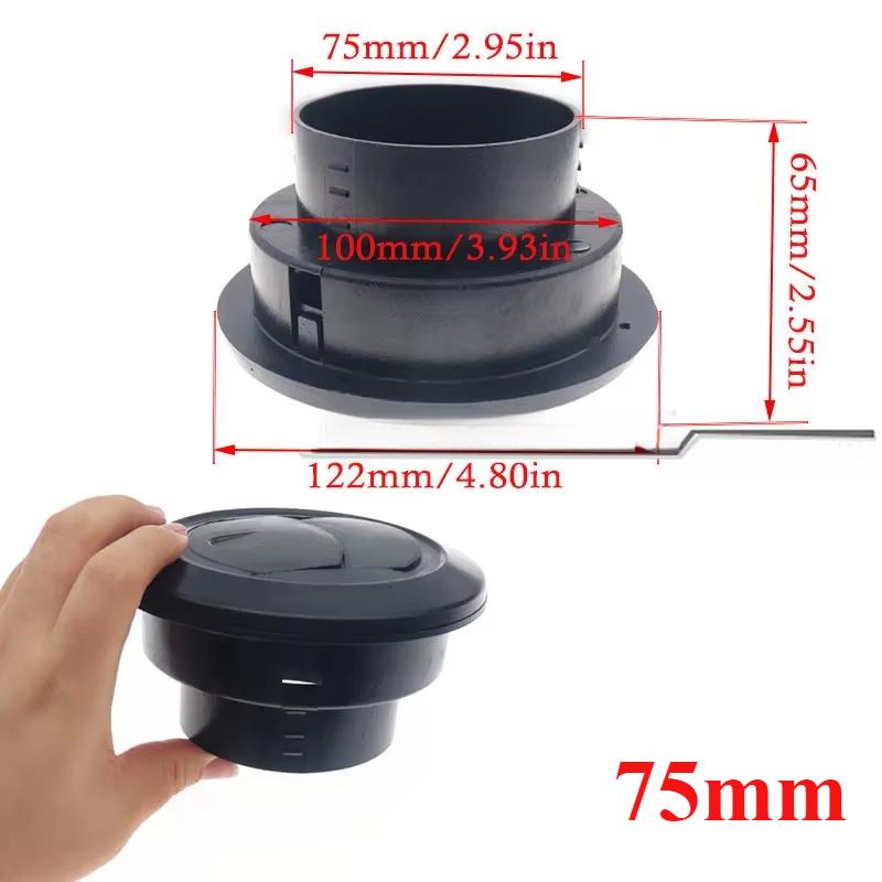 42mm/60mm/75mm/90mm Air Vent Ducting TYL Stück Ellenbogen Rohr Für Webasto Diesel parkplatz Heizung Outlet Auspuff Stecker Joiner 75mm Type G von Joom DACH