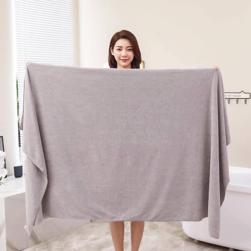 430g 80x180cm Ultra-Saugfähiges Badetuch für Salon-Massagebetten Warm Gray von Joom DACH