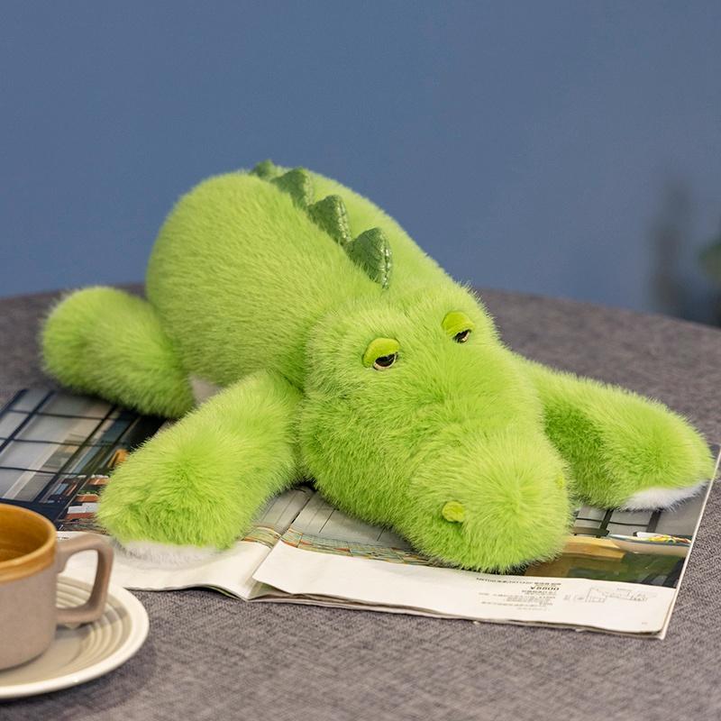 45/75 cm Simulation Niedlich Get Down Krokodil Plüschtier Kawaii Stofftier Grün Riesen Alligator Sofakissen Kindergeburtstagsgeschenk 45cm grün von Joom DACH