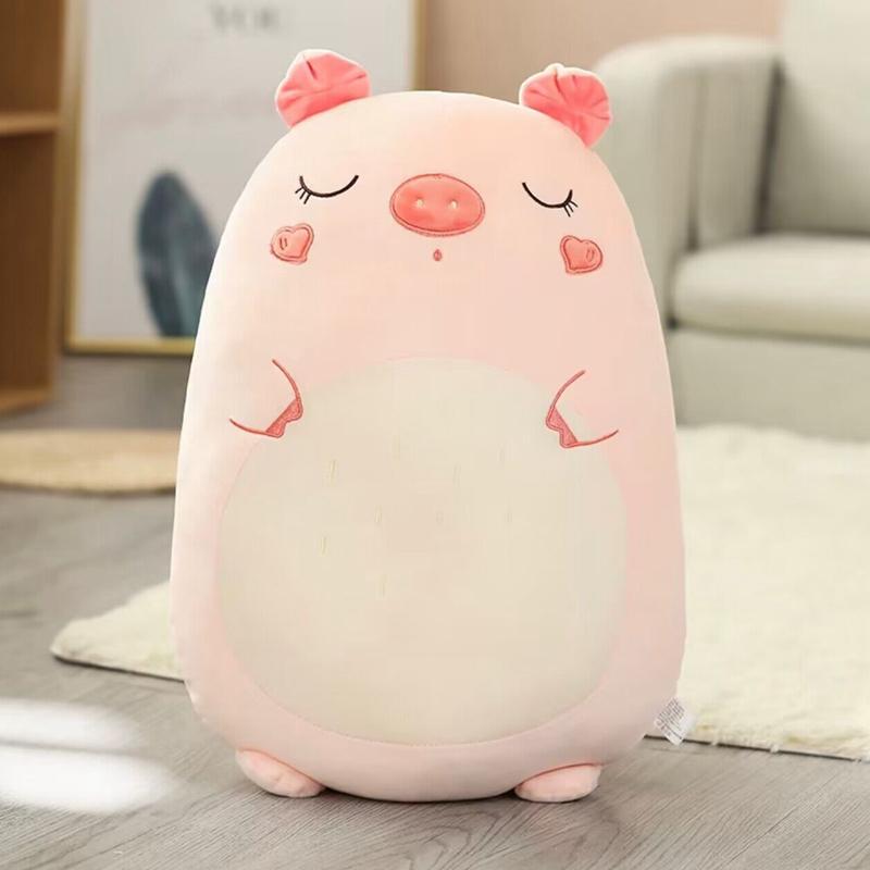45-80cm Squish Kissen Plüsch Spielzeug Tier Kawaii Einhorn Dinosaurier Löwe Hase Weiche Schöne Kumpel Gefüllte Kissen Geschenk für Kinder Mädchen 45cm von Joom DACH