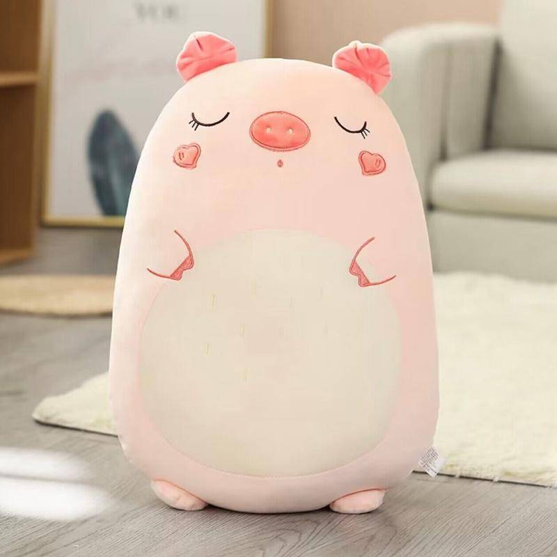 45-80cm Squish Kissen Plüsch Spielzeug Tier Kawaii Einhorn Dinosaurier Löwe Hase Weiche Schöne Kumpel Gefüllte Kissen Geschenk für Kinder Mädchen 45cm von Joom DACH