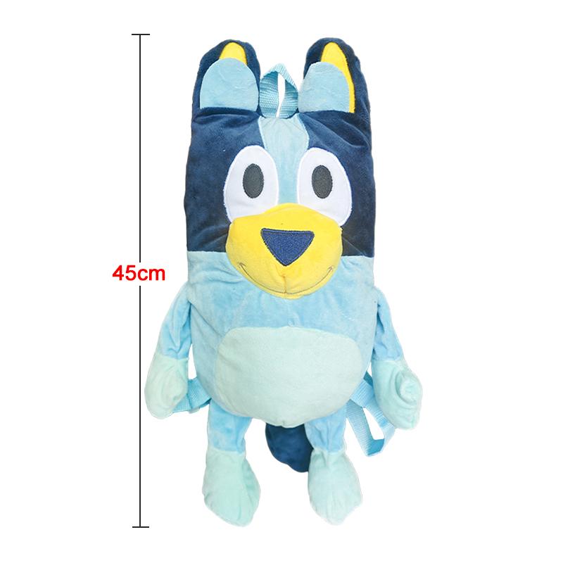 45 cm Kawaii Bluey Anime Peripheren Plüsch Rucksack Lagerung Tasche Begleiter Spielzeug bingo Kinder Outdoor Schultasche Plüsch Puppe Geschenke von Joom DACH