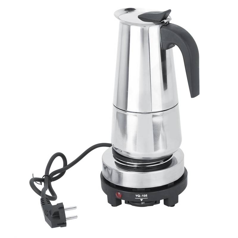 450 ml Edelstahl Elektroherd Kaffeekanne Maker Heizung Set von Joom DACH