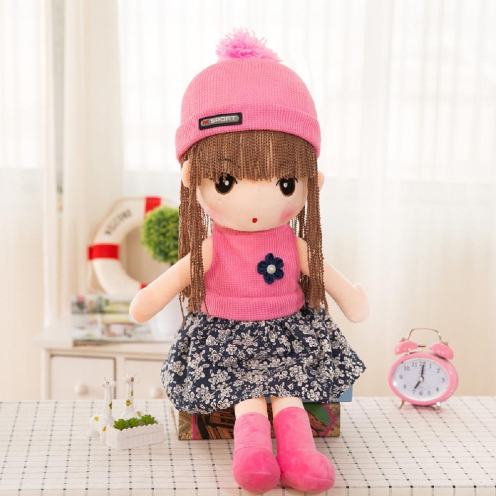 45cm Kawaii Plüsch Prinzessin Mädchen Puppen Weiche Angefüllte Puppen Schöne Plüsch Spielzeug Mädchen Spielzeug Kinder Geburtstag Valentinstag Geschenk 45CM von Joom DACH