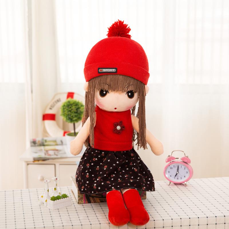 45cm Kawaii Plüsch Prinzessin Mädchen Puppen Weiche Angefüllte Puppen Schöne Plüsch Spielzeug Mädchen Spielzeug Kinder Geburtstag Valentinstag Geschenk 45CM von Joom DACH