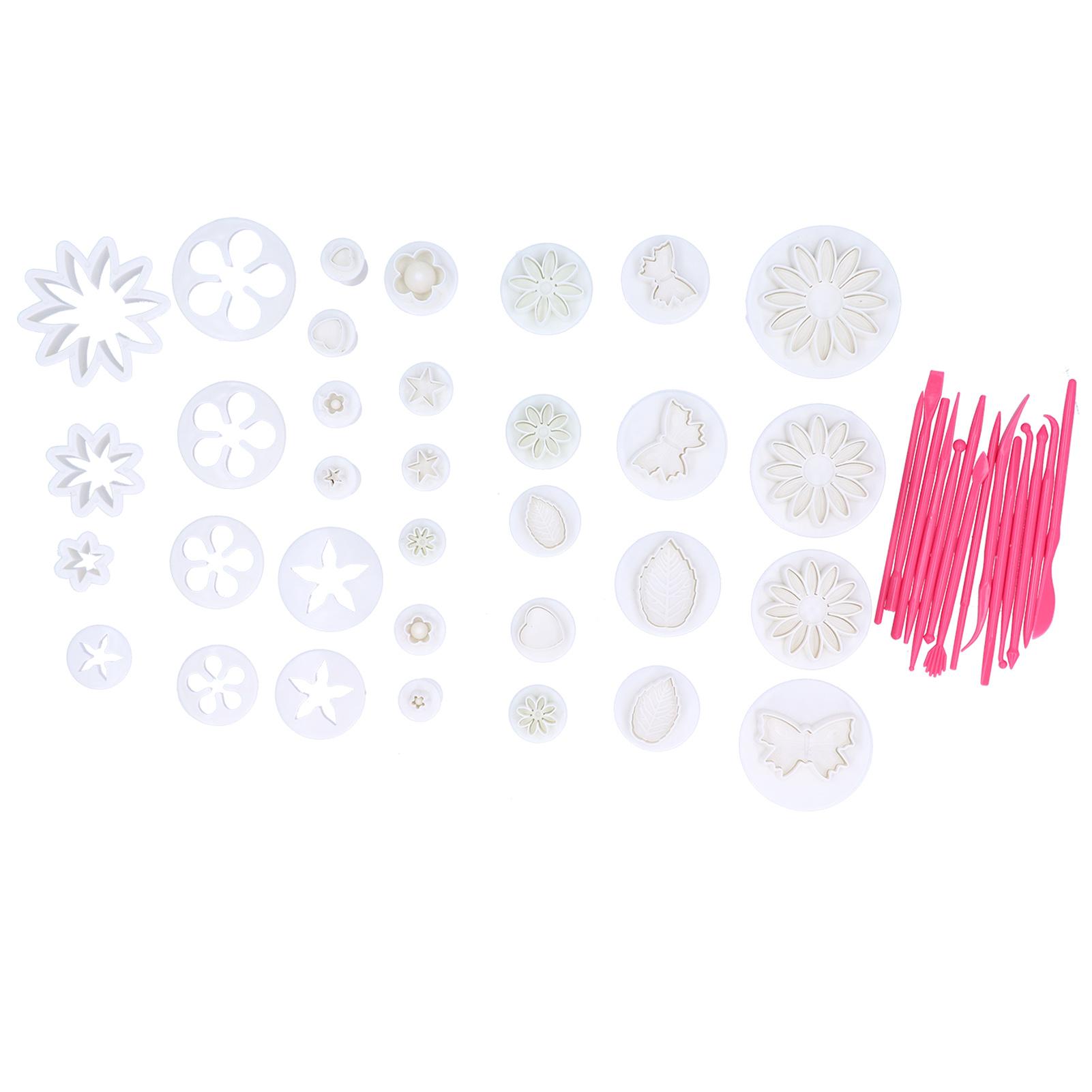 47 STÜCKE Kuchen Dekorationswerkzeuge Kekse Plätzchen Kuchenform Blumen Set Backzubehör von Joom DACH