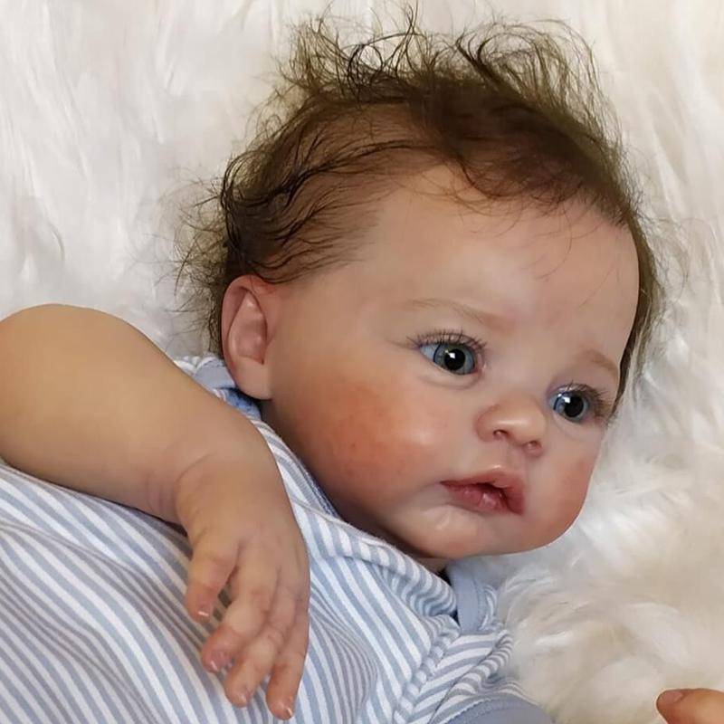 49CM Reborn Baby Meadow Lebensechte Soft-Touch-3D-Haut Handbemalt in mehreren Schichten mit Genesis-Farbe Hochwertige Kunstpuppe Full Silicone Girl 49CM Reborn Baby Meadow Lebensechte Soft-Touch-3D-Haut Handbemalt in mehreren Schichten mit Genesis-Farbe Hochwertige Kunstpuppe Full Silicone Girl von Joom DACH