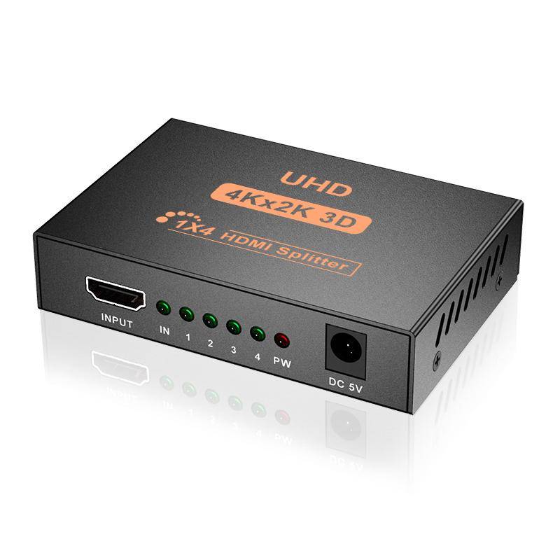 4K HDMI Splitter Switcher 1 Eingang 4 Ausgänge HDMI-kompatibler Splitter Verstärker HDCP 1080P Dual Display für HDTV DVD PS3/4 Xbox von Joom DACH
