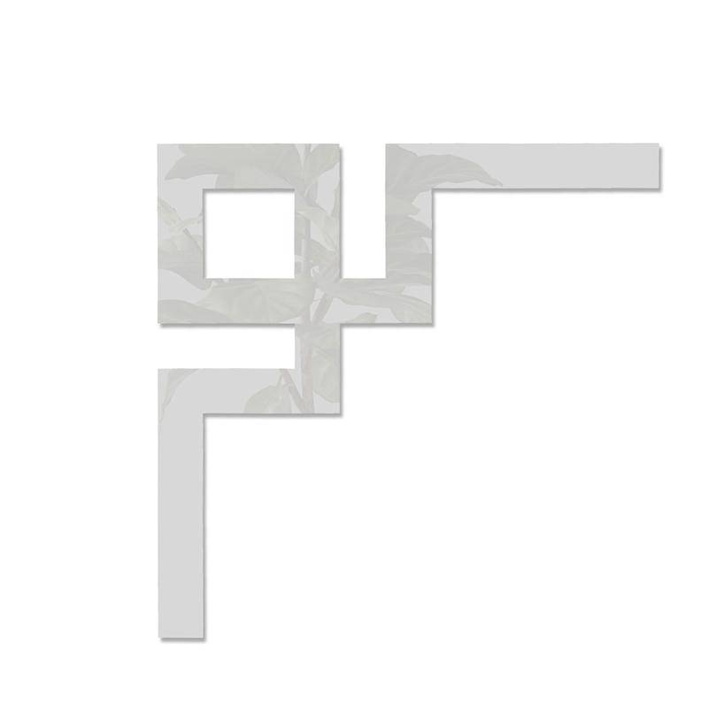 4PC Raumdekoration Moderne Wandaufkleber Eckaufkleber Acryl Taille Linie Wanddekor 3D Spiegel Aufkleber DIY 7-4PC von Joom DACH