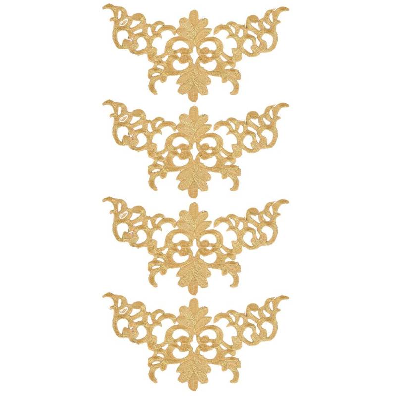 4PCS bestickt Patch Nähen Tuch Aufkleber DIY Applique Handwerk Dekoration Kleidung von Joom DACH