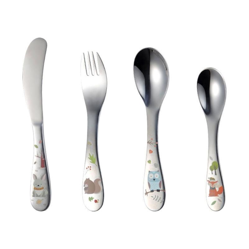 4Pcs Baby Löffel Messer & Gabel Tier Thema Geschirr Set Kind Besteck 4Pcs Baby Löffel Messer & Gabel Tier Thema Geschirr Set Kind Besteck von Joom DACH