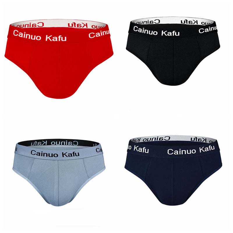 4er-Pack atmungsaktive Herren-Slips für junge Studenten in Übergröße XXXXXL von Joom DACH