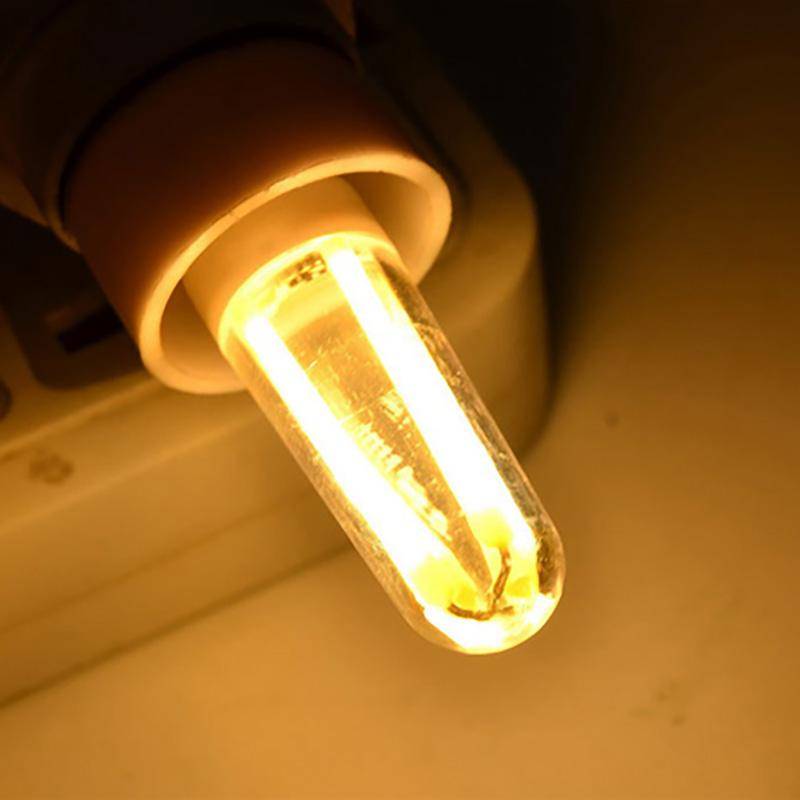 4er-Pack ultrahelle E12 E14 LED-Lampe AC220V 2W 4W Filamentlicht 360-Grad-LED-Birne ersetzt Halogen 40W Kronleuchter 4PCS E12 2W warm weiße von Joom DACH