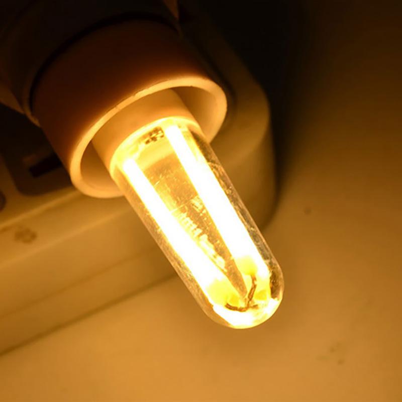 4er-Pack ultrahelle E12 E14 LED-Lampe AC220V 2W 4W Filamentlicht 360-Grad-LED-Birne ersetzt Halogen 40W Kronleuchter 4PCS E12 4W warm weiße von Joom DACH