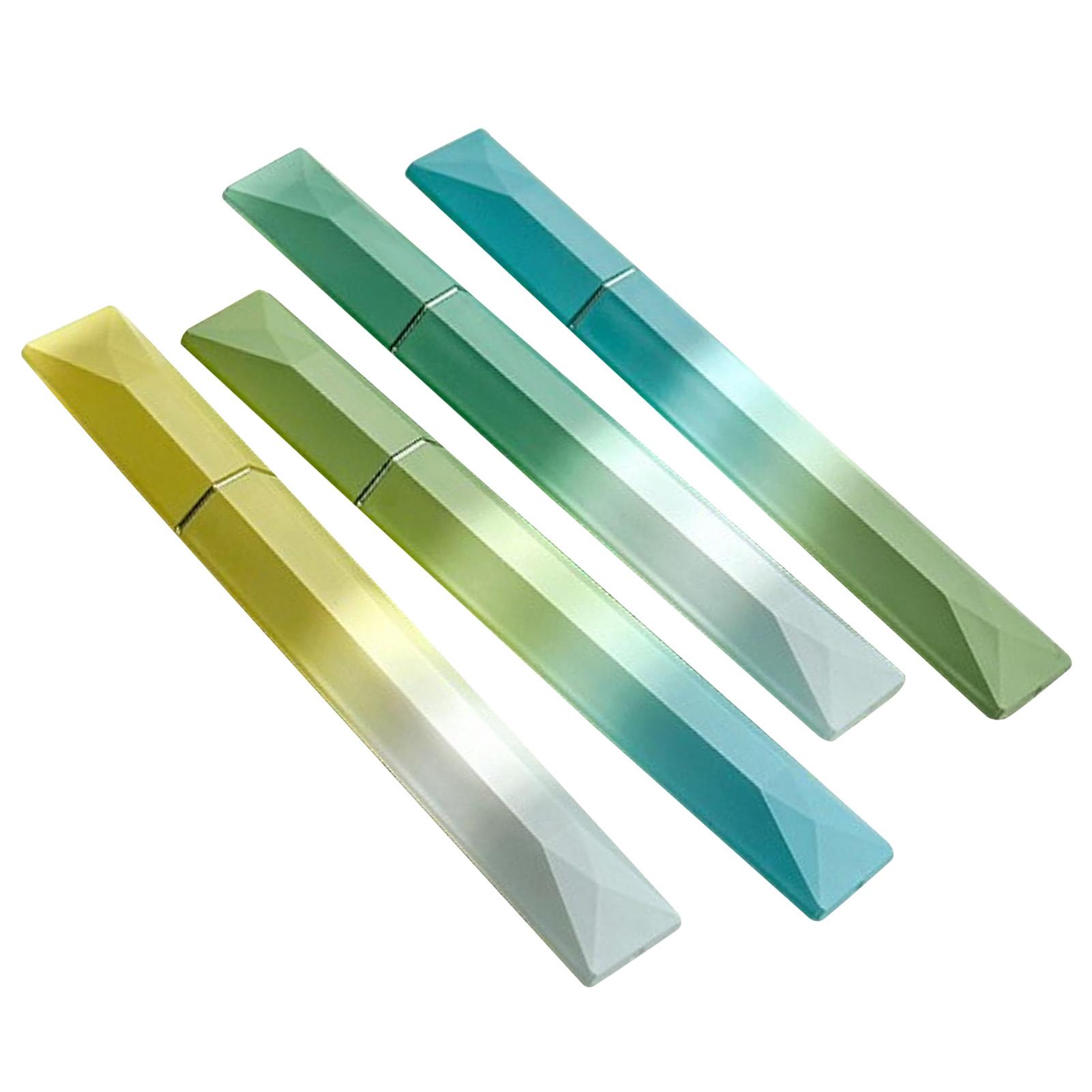 4er Set Fluoreszierender Marker Stift Mehrfarbig Keilspitze Textmarker für Tagebuch Notizbuch Typ 3 von Joom DACH