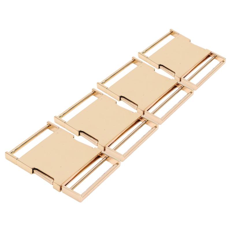 4er Set Seitenverschluss Schnalle Verstellbar DIY Produktion Legierung mit hoher Härte Gürtelschnalle für Rucksack von Joom DACH