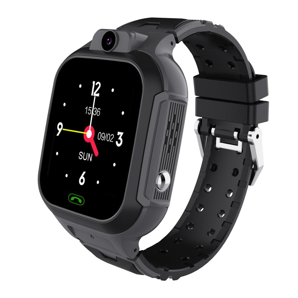 4g Kinder Smart Watch 1,4' Wasserdicht Wählen Video Anruf GPS Lbs Wifi SOS Standort Alarm Pografie Kinder Smartwatch junge Mädchen Black von Joom DACH