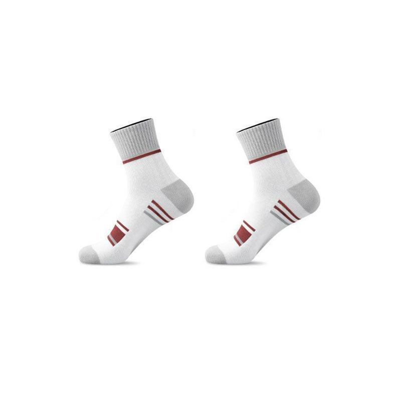 5/10 Paar Herren-Sportsocken bis zur Wade, gestreifte, atmungsaktive Baumwollsocken, Freizeitsocken 5pairs rot 5/10 Paar Herren-Sportsocken bis zur Wade, gestreifte, atmungsaktive Baumwollsocken, Freizeitsocken 5pairs rot von Joom DACH