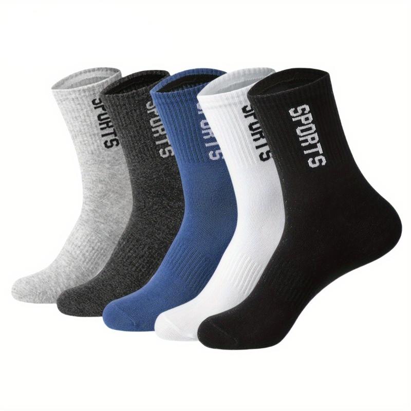 5/10 Paar Herrensocken Atmungsaktive Sportsocken Herren Lässig Sportlich Frühling Herbst Neu für Herren Hohe Qualität Übergröße EUR38-45 10 Pairs bunt von Joom DACH