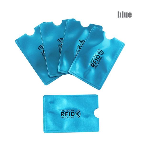 5/10PCS Ultradünne Anti-RFID-Brieftasche, die den Leser sperrt, Bankkartenhalter, Anti-Diebstahl-Kreditkartenetui 10pcs blau 5/10PCS Ultradünne Anti-RFID-Brieftasche, die den Leser sperrt, Bankkartenhalter, Anti-Diebstahl-Kreditkartenetui 10pcs blau von Joom DACH