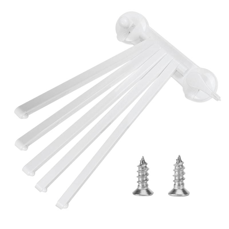 5 Arm Handtuchhalter Drehbarer Ständer Wandmontierter Handtuchhalter für Zuhause Badezimmer Küche von Joom DACH