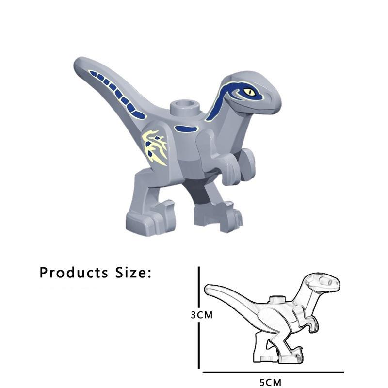 5 Farben 5CM Baby Dinosaurier Bausteine Spielzeug Steine Figuren Spielzeug Kinder Geburtstag Weihnachtsgeschenk 1PC grau von Joom DACH