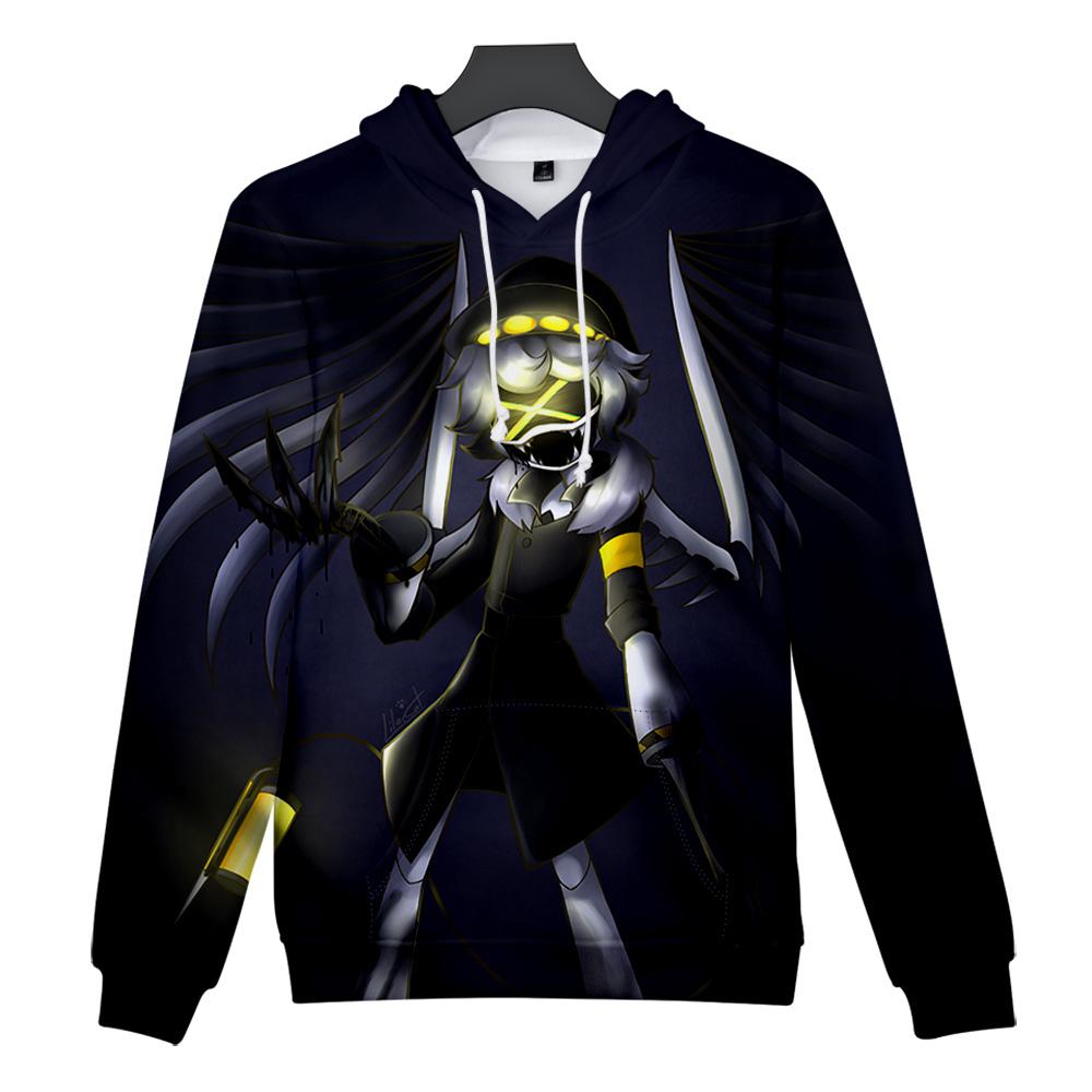 5 Farben Murder Drones Anime Hoodie Tie Dye Hoodie Streetwear Cartoon Bedrucktes Kapuzenpullover Männer Frauen Cosplay Sport Pullover XXS navy blau von Joom DACH