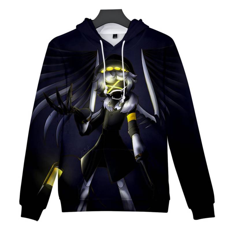 5 Farben Murder Drones Anime Hoodie Tie Dye Hoodie Streetwear Cartoon Bedrucktes Kapuzenpullover Männer Frauen Cosplay Sport Pullover XXS navy blau von Joom DACH