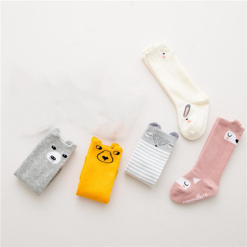 5 Paar 0–12 Jahre Kinder-Socken aus reiner Baumwolle mit Tiermotiv, farbecht, weich, für Mädchen S von Joom DACH