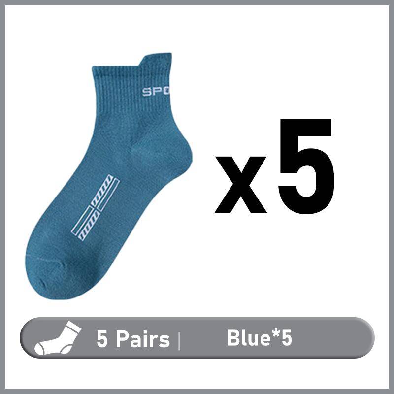 5 Paar Herren Frühling Herbst Sportsocken Herren Freizeitsocken Los Bequeme Atmungsaktive Baumwollsocken 5 Pairs von Joom DACH