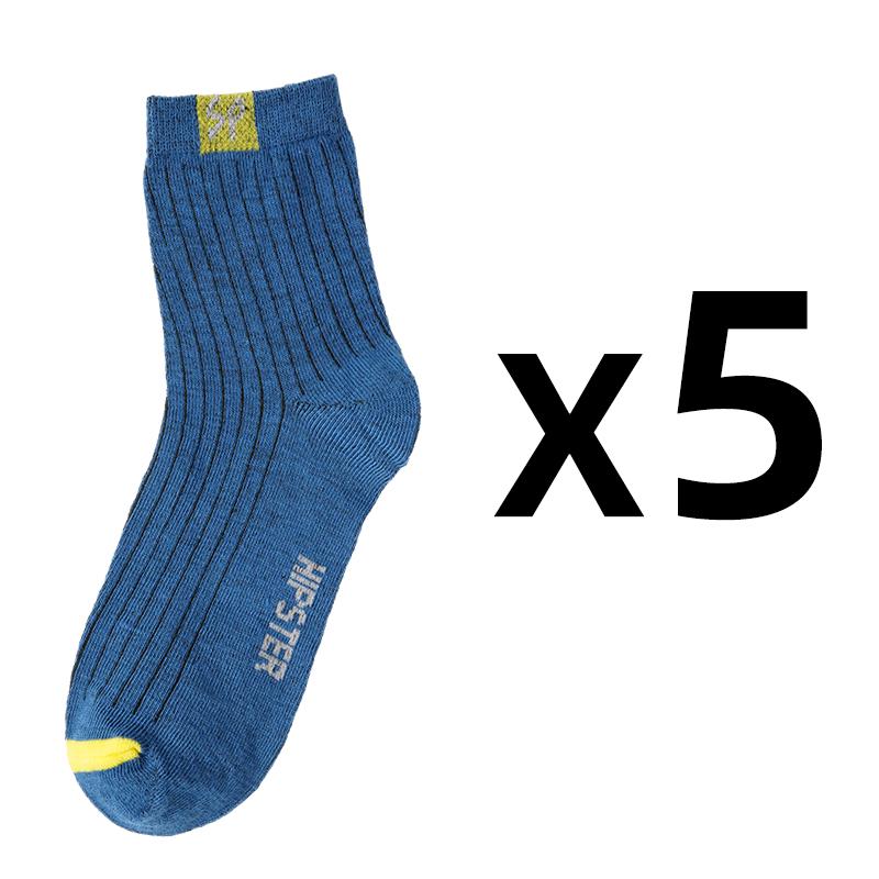 5 Paar Herren Sportsocken Herren Arbeit Kurz Atmungsaktiv Sport Laufsocken Niedrig Geschnitten Freizeitsocken Kurze Socken 5 Pairs (mid-tube) blau von Joom DACH