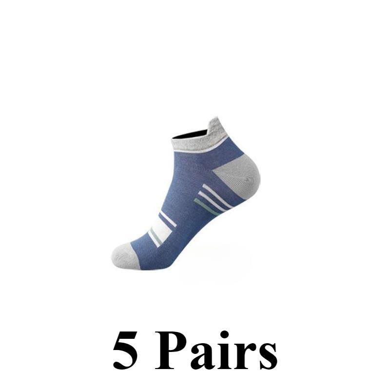5 Paare/los Neue Männer der Sommer Dünne Knöchel Socken Nicht-slip Short Sport Socken Unsichtbare Socken Großhandel 5  Pairs navy blau von Joom DACH