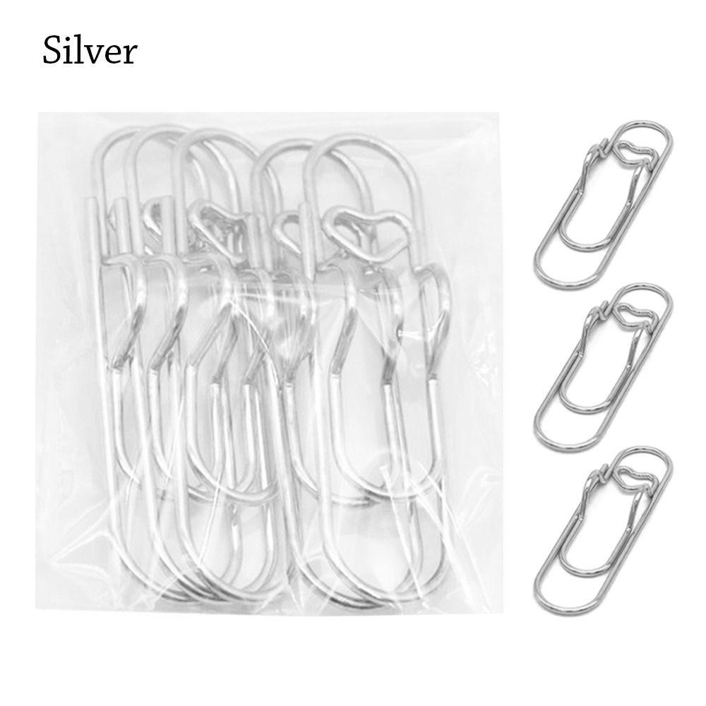 5 STÜCKE/Set Metall Lesezeichen DIY Trennseiten Anhänger Kreative Seitenzahlenmarkierung silber von Joom DACH