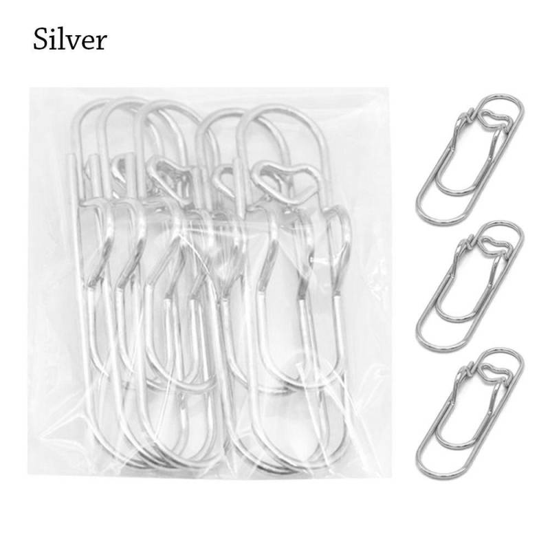 5 STÜCKE/Set Metall Lesezeichen DIY Trennseiten Anhänger Kreative Seitenzahlenmarkierung silber von Joom DACH