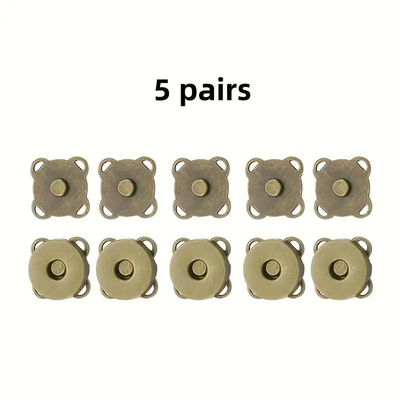 5 Sets quadratische magnetische Druckknöpfe Verschlüsse Knopf Handtasche Geldbörse Geldbörse Basteltaschen Teile Zubehör 18mm Farbauswahl von Joom DACH