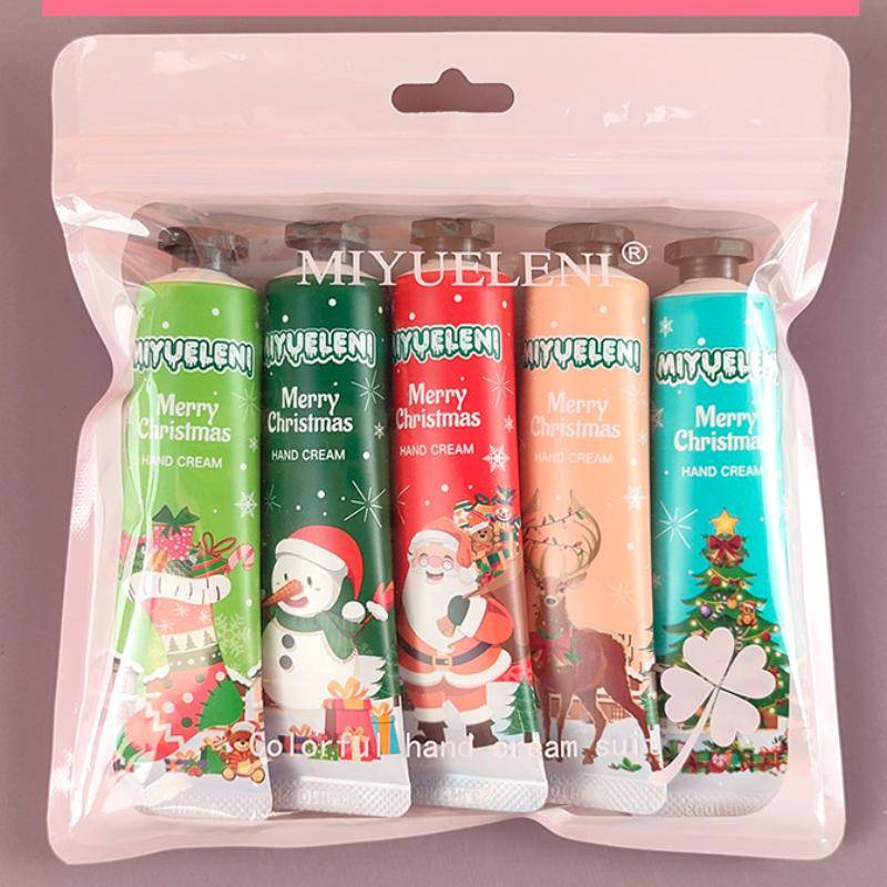 5 Stück/Box Weihnachtsgeschenk-Eis-Handcreme-Set, 30 g, Fruchtduft, feuchtigkeitsspendende Feuchtigkeit Christmas 5 Stück/Box Weihnachtsgeschenk-Eis-Handcreme-Set, 30 g, Fruchtduft, feuchtigkeitsspendende Feuchtigkeit Christmas von Joom DACH